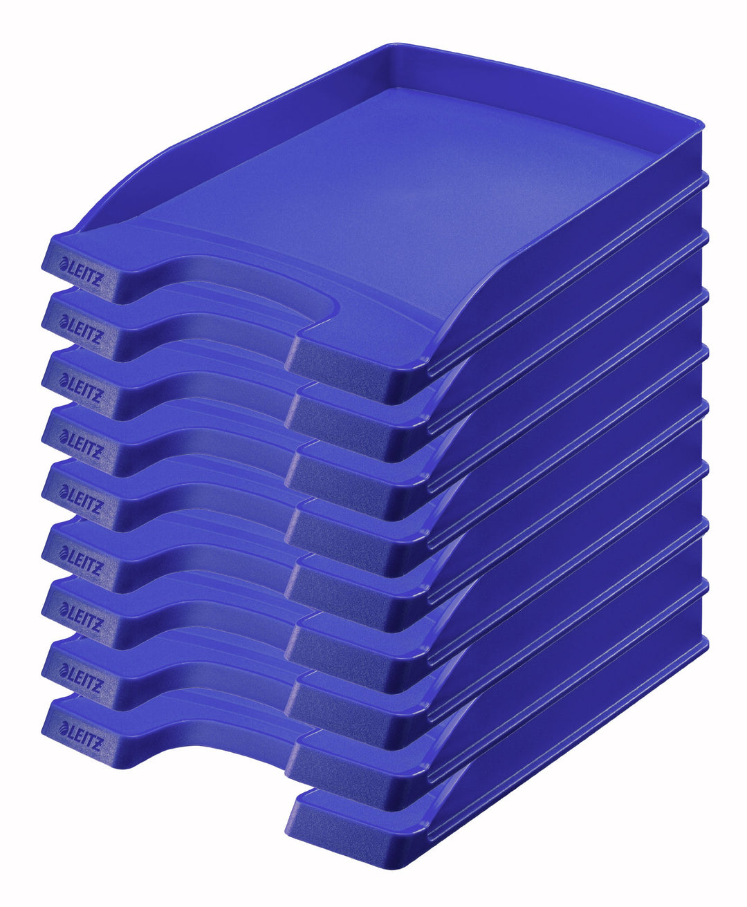 Leitz Briefkorb Flach A4, 10er Pack, Ideal für die Ablage und Organisation von A4 Unterlagen, Stapel
