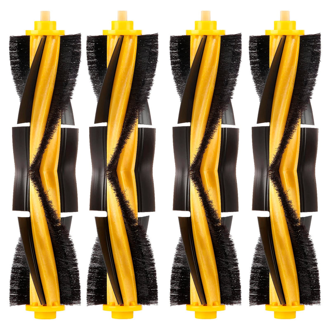 (4 Stück) Walzenbürsten Hauptbürste Ersatzteile für Saugroboter Ecovacs DEEBOT OZMO 920 950 T8 AIVI