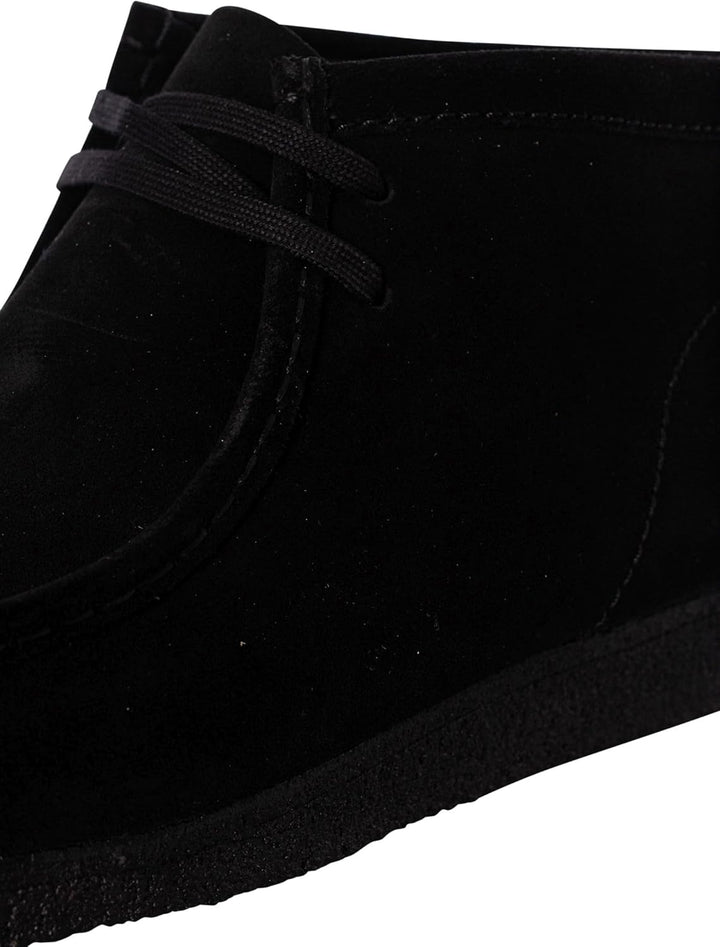 Clarks Originals Herren Stiefel Wallabee Boots 41 EU Dunkelschwarz, 41 EU Dunkelschwarz