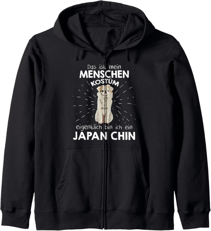 Mein Menschen Kostüm Bin ich ein Japan Chin Kapuzenjacke