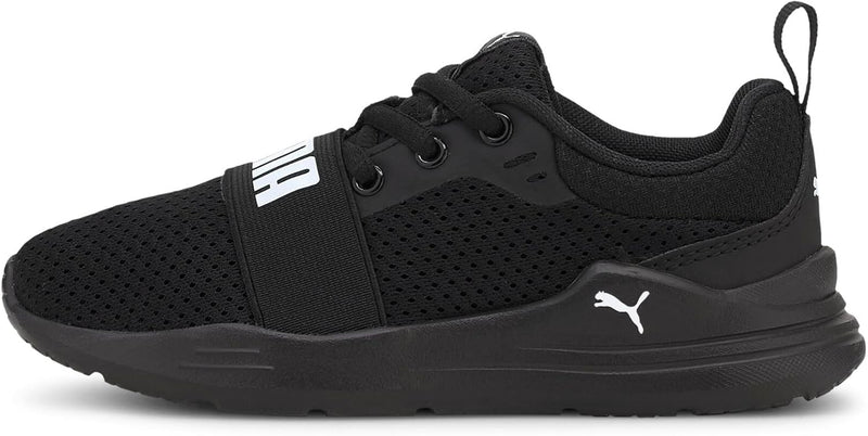 PUMA Unisex Kinder Wired Run Ps Sneaker 32.5 EU Puma Black Puma White, 32.5 EU Puma Black Puma White