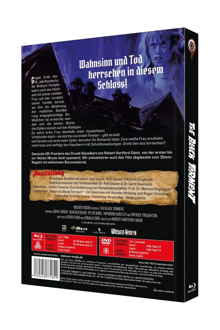 Das Grauen auf Black Torment - Mediabook - Cover B - Limitiert auf 333 Stück (2-Disc Limited Collect