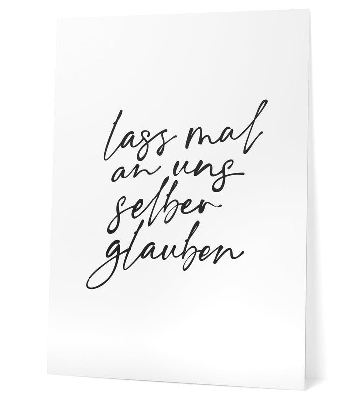 Papierschmiede® Bilder Home XXL Kunstdruck A1 (59,4x84,1 cm) Spruch Poster Zuhause Schrift Bild Wand