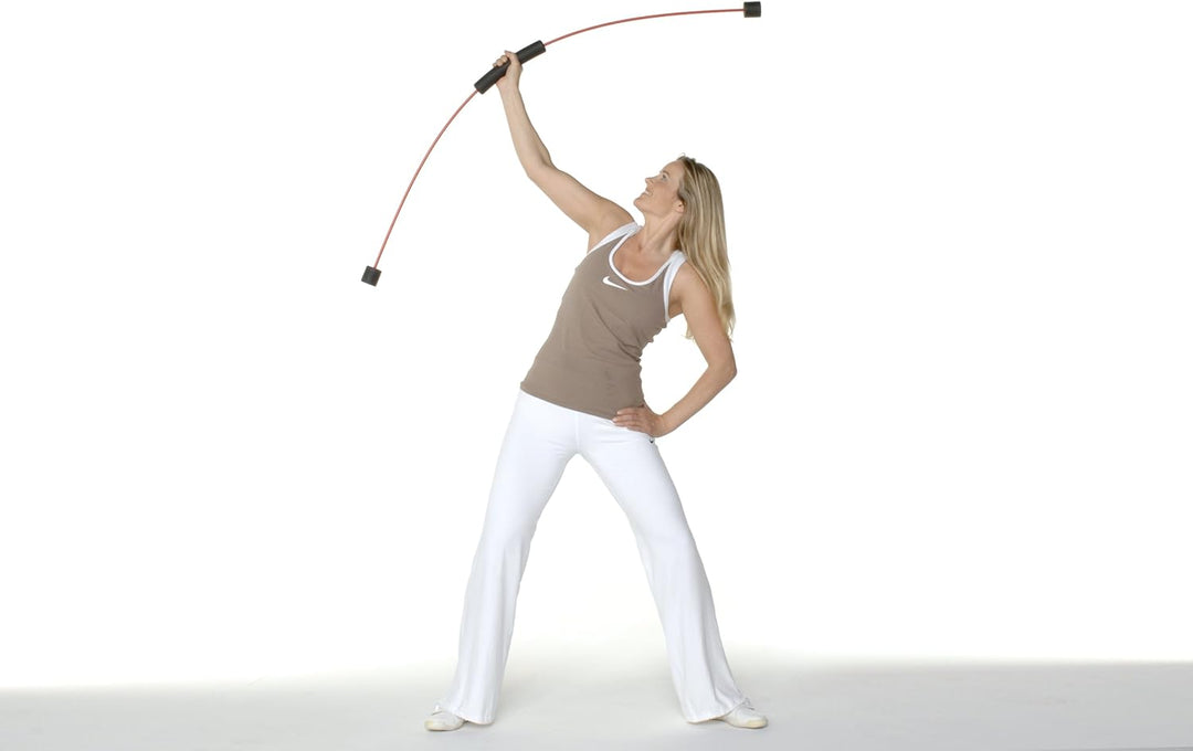 FLEXI-BAR INTENSIV, hochbelastbarer Schwingstab von Flexi-Sports mit Einführungs-DVD und Trainingspl