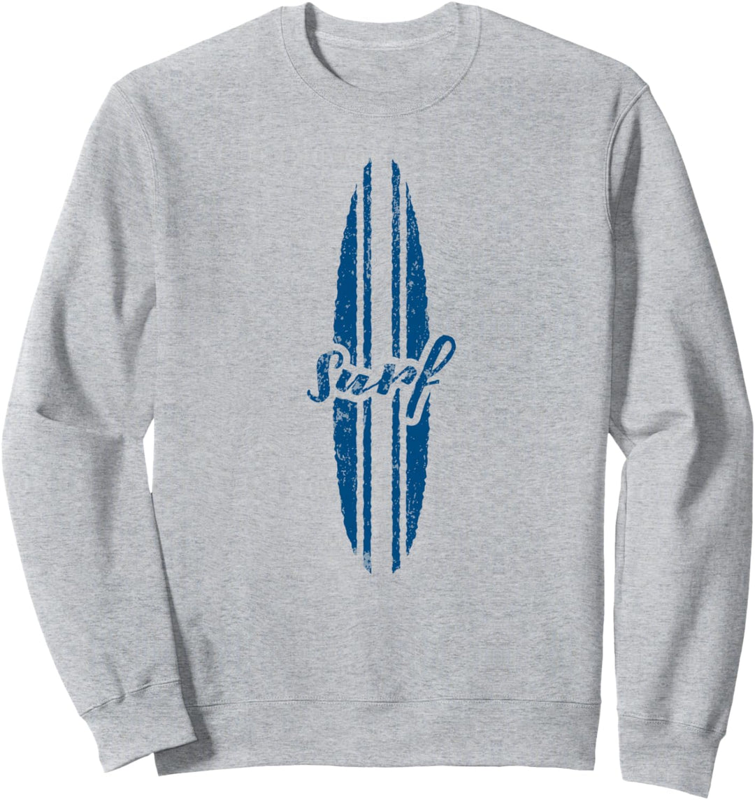 SURF Surfen Surfbrett Surfer Wellen Reiten Vintage Retro Sweatshirt