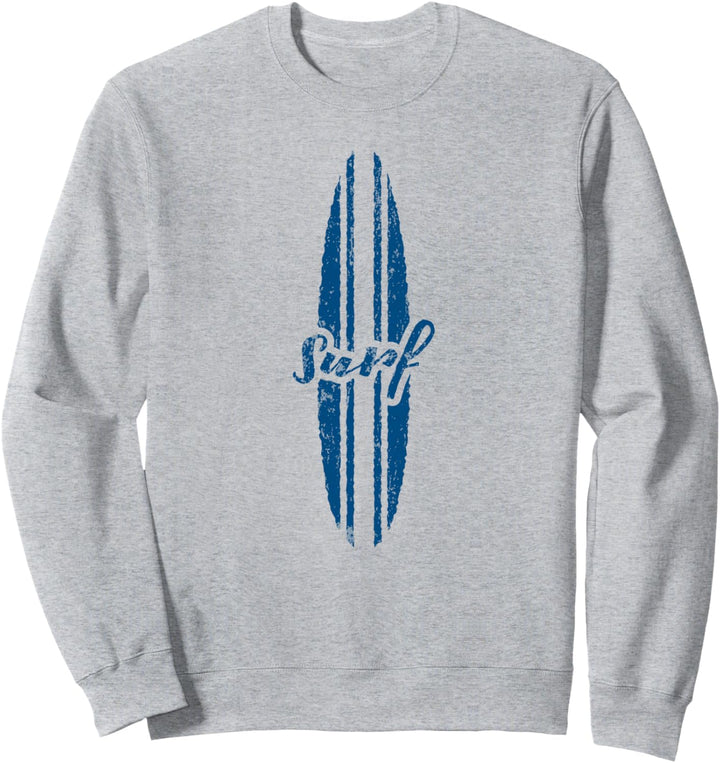 SURF Surfen Surfbrett Surfer Wellen Reiten Vintage Retro Sweatshirt