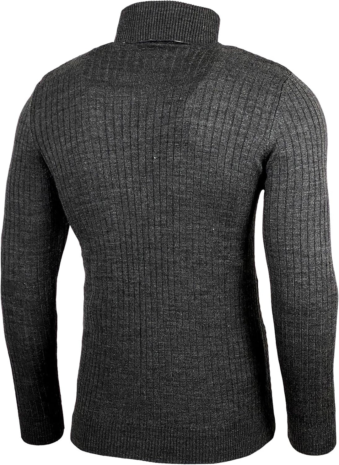 Baxboy Herren Rollkragen Pullover Langarmshirt Feinstrick Sweater Rollkragen Freizeit Slim fit Basic