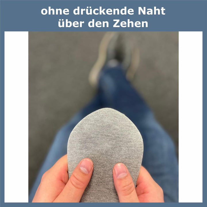 GAWILO Damen & Herren Kniestrümpfe (4 Paar) lange Socken mit Komfortbund aus 80% Baumwolle | kein Ve