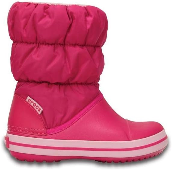 Crocs Winter Puff Boot Kids, Unisex - Kinder Schneestiefel, Pink (Candy Pink), 22/23 EU