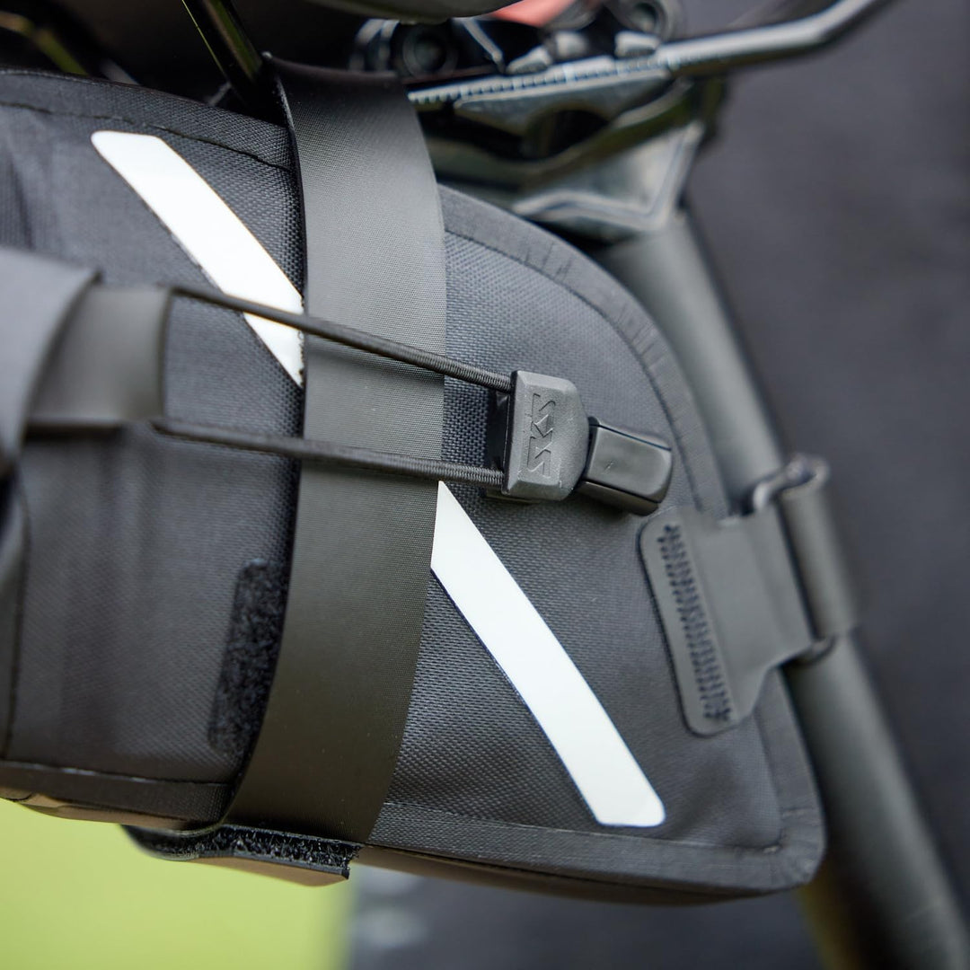 SKS GERMANY Trail Saddle Bag L Satteltasche für Fahrräder (Fahrradtasche, Spritzwasserdicht, Rolltop