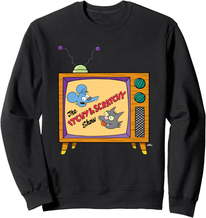 The Simpsons The Itchy & Scratchy Show Logo Sweatshirt
