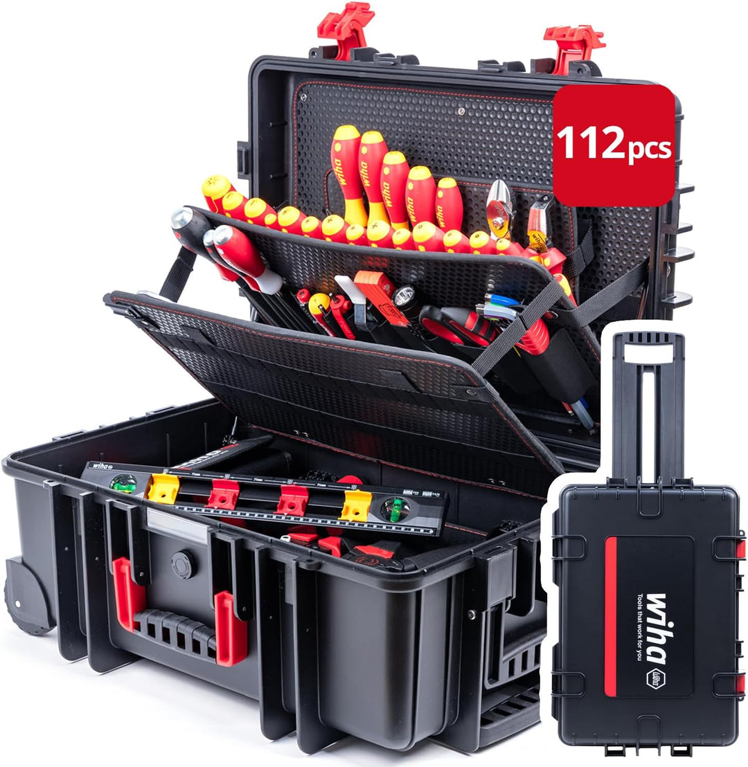 Wiha Werkzeug Set Elektriker Competence XXL II (42069), gemischt 115-tlg. in Koffer