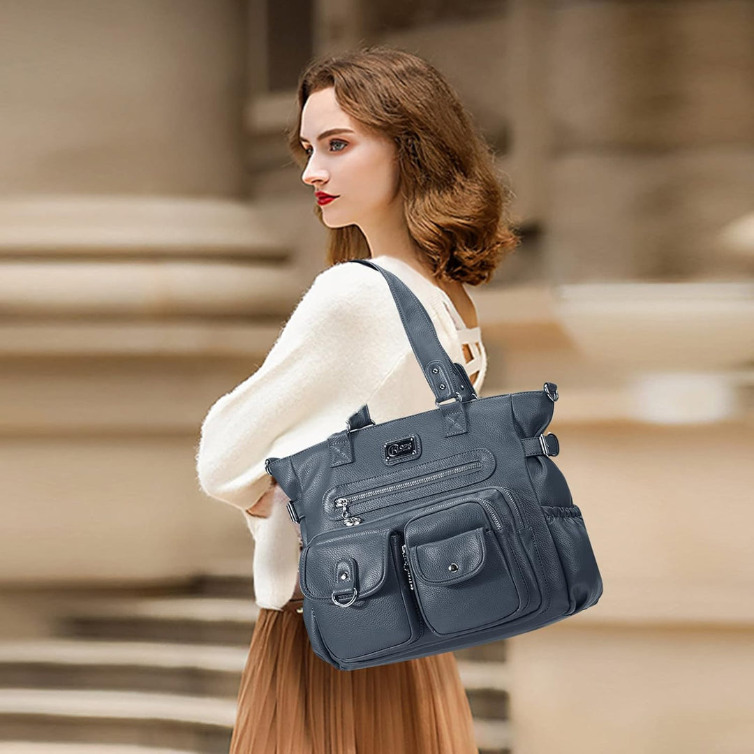KL928 Handtasche Damen Tasche Umhängetasche Schultertasche Damentaschen gross für Damen Frauentasche