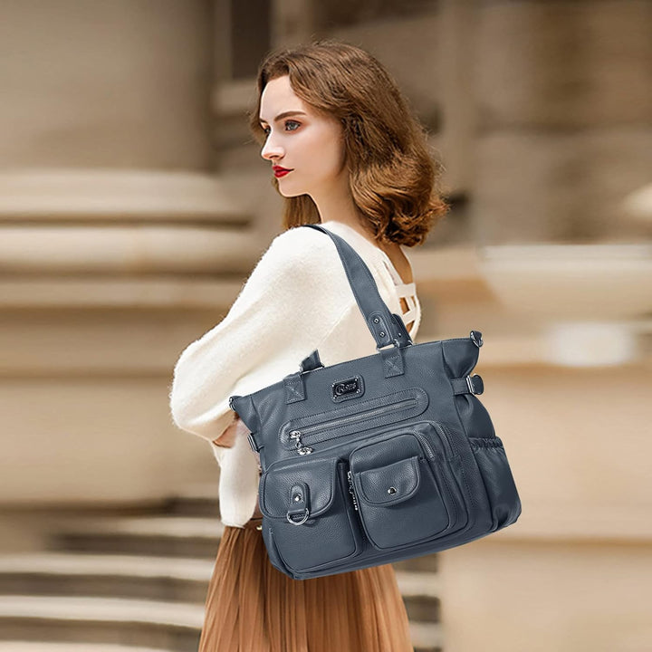 KL928 Handtasche Damen Tasche Umhängetasche Schultertasche Damentaschen gross für Damen Frauentasche