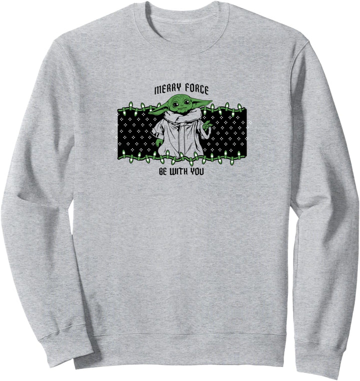 Star Wars: The Mandalorian Christmas Merry Force Be With You Sweatshirt