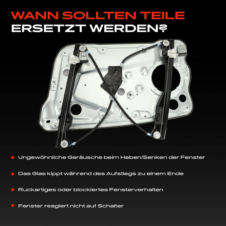 Frankberg Elektrisch Fensterheber mit Grundplatte 4/5-Türer Vorne Links Kompatibel mit Fabia I 6Y2 6