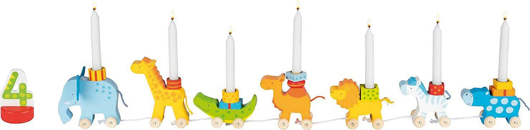 goki 60726 Caravana de cumpleaños Ferngesteuertes Fahrzeug, Mehrfarbig (Mehrfarbig)