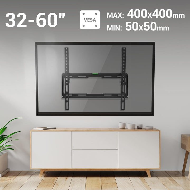 Atlantis P022-286ST TV-Wandhalterung neigbar, Wandhalterung für Fernseher von 32 bis 60 Zoll, max. 3