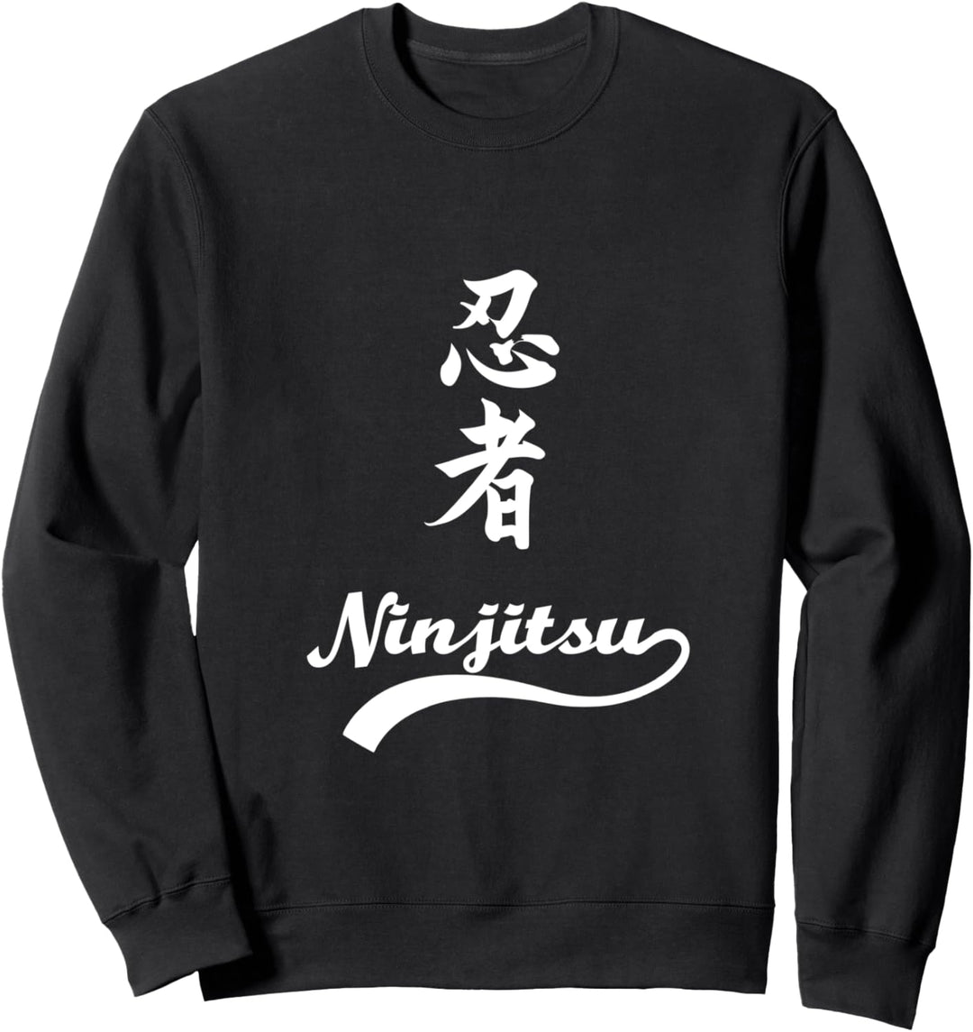 Awesome Ninjitsu Vintage Calligraphy Sweatshirt