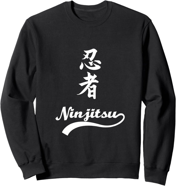 Awesome Ninjitsu Vintage Calligraphy Sweatshirt