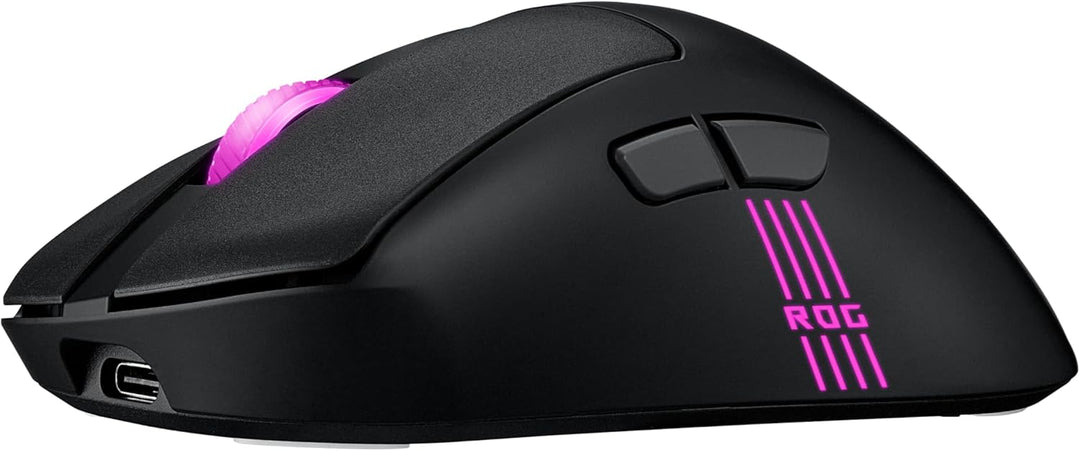 ASUS ROG Keris II Origin Wireless RGB Gaming-Maus (ergonomisch, FPS Esport 65g leicht, ROG AimPoint