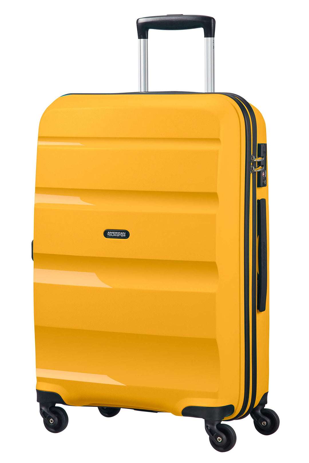 American Tourister Bon Air Spinner Hand Luggage Gelb (Light Yellow) M (66 cm - 57.5 L), Gelb (Light