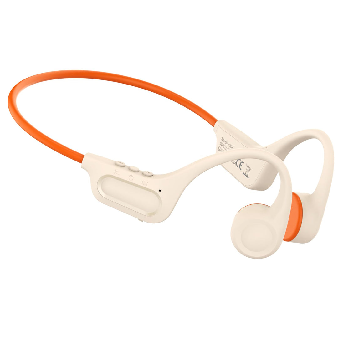 MONODEAL Knochenschall Kopfhörer Bluetooth 5.3 Open-Ear Kopfhörer, Typ-C Ladeanschluss, IPX6 wasserd