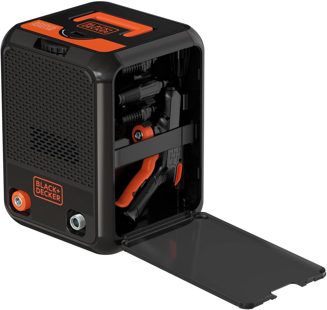 Black+Decker Hochdruckreiniger BXPW1900C, Kompakt, Hochdruck, für Auto und Aussenbereiche, max. Druc