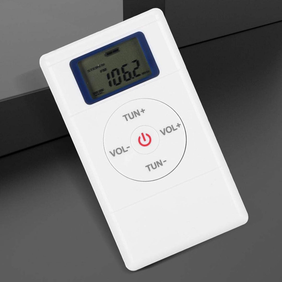 ASHATA Batteriebetriebenes tragbares Taschenradio, Digital Tuning FM Radio Hochempfindlicher tragbar