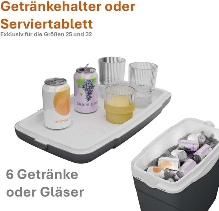 CoolBox Antarctica 3 Sizes, Camping, Summer Freezer Box for bevrages and Food 15LT Blau, 15LT Blau