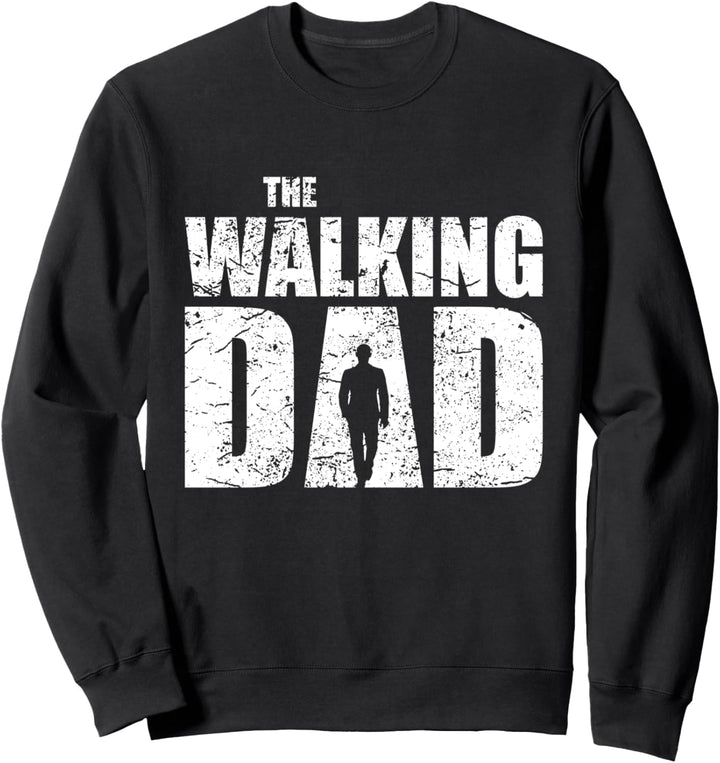 THE WALKING DAD Spruch Papa Vater Geschenk Mann Dead Retro Sweatshirt
