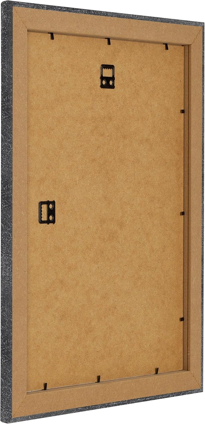 yd. Your Decoration - Bilderrahmen 75x100 cm - Grau Gewischt - Bilderrahmen aus MDF mit Acrylglas -