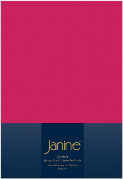 Janine Spannbettlaken Elastic-Jersey Baumwolle/Comfort Elastic 5002, Farbe:hellblau 12, Grösse:100 x