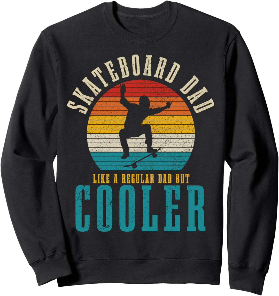 Skateboard Dad Lustig Vintage Skating Skater Sweatshirt