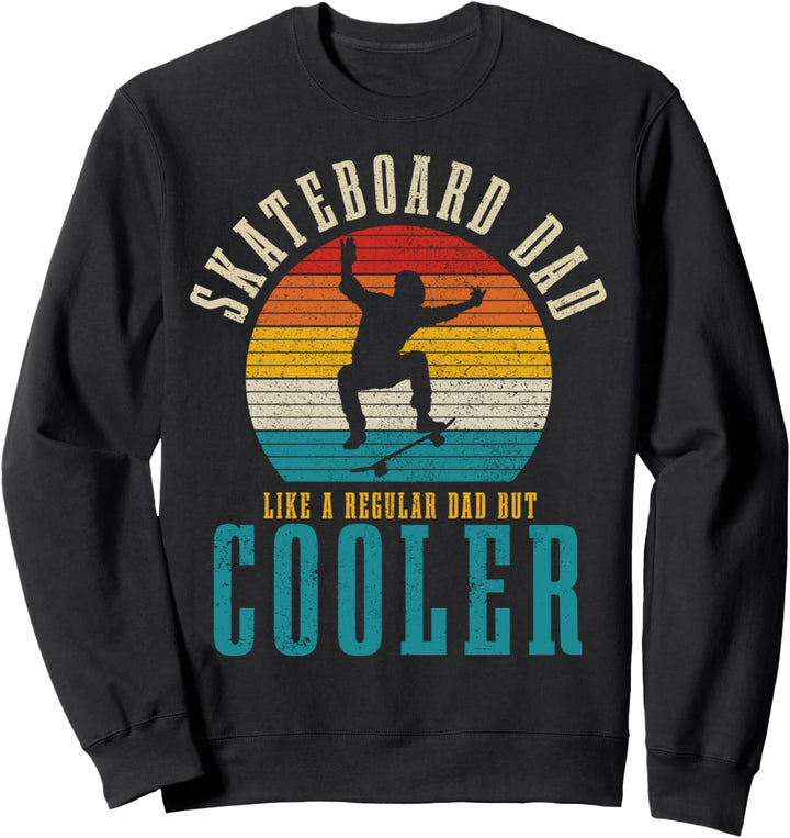 Skateboard Dad Lustig Vintage Skating Skater Sweatshirt
