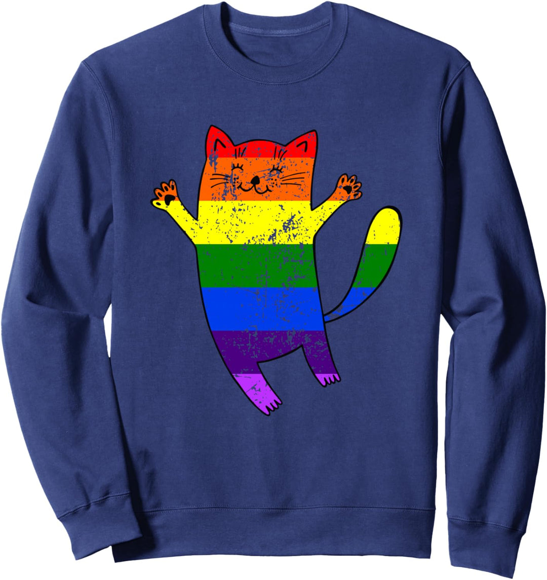 Lustige LGBT-Schwulen Lesbenstolz Regenbogenfahne Sweatshirt
