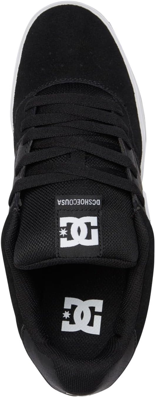 DC Herren Central Casual Low Top Skate Shoe SneakerSkate-Schuh 38 EU Black White, 38 EU Black White