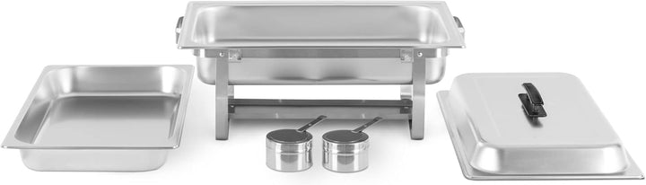 Stagecaptain CDDF-09 Chafing-Dish Speisewärmer - Edelstahl Warmhaltebehälter für Buffet und Catering
