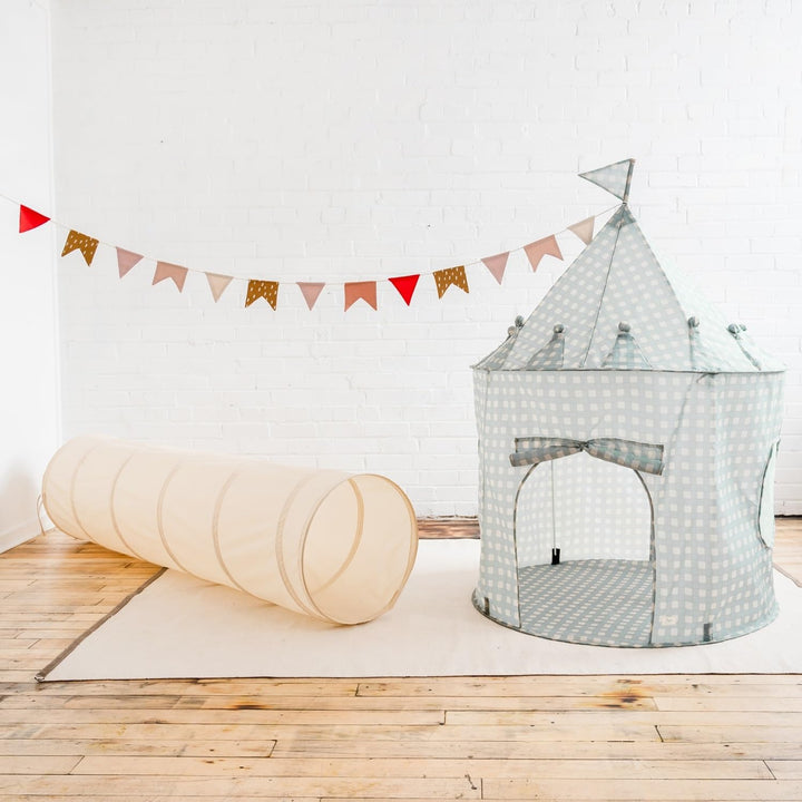 3 Sprouts - Krabbeltunnel für Kinder ab 1 Jahr – Spieltunnel Indoor & Outdoor - Beige, Beige