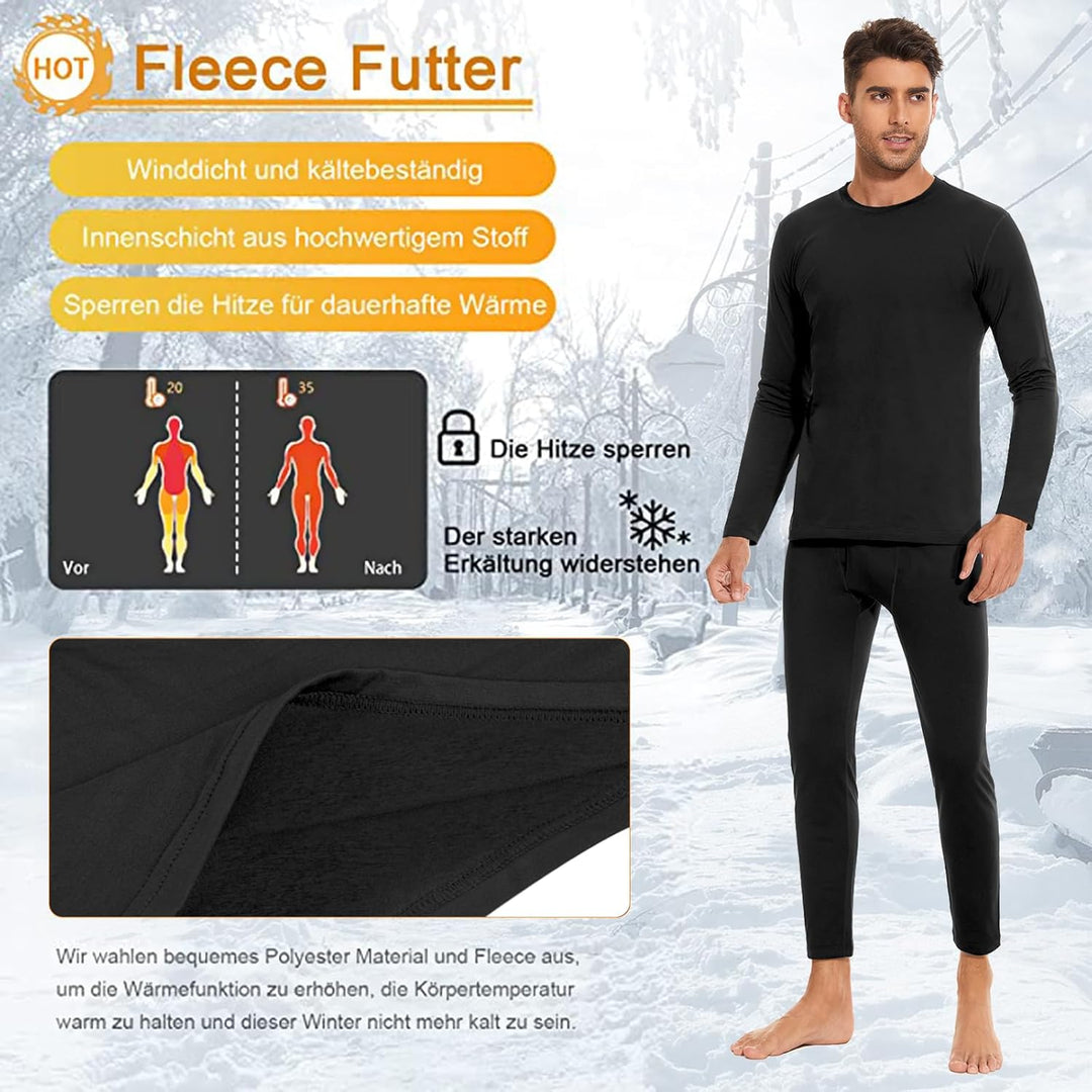 SIMIYA Herren Wu01 Unterwäsche M Schwarz X 2, M Schwarz X 2