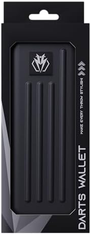 Lavishio Dartkoffer für Stahl- oder Soft-Tip-dartpfeile, fasst 3 Darts und anderes Zubehör, mit eing