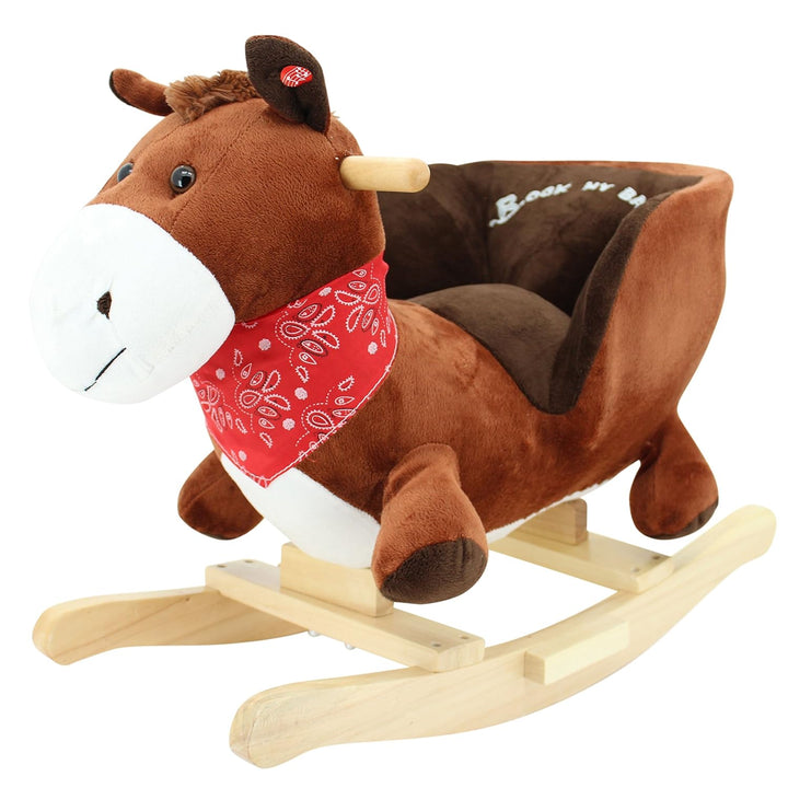 Sweety Toys 3549 Schaukeltier Pferd Pony mit Soundfunktion- Schaukelpferd