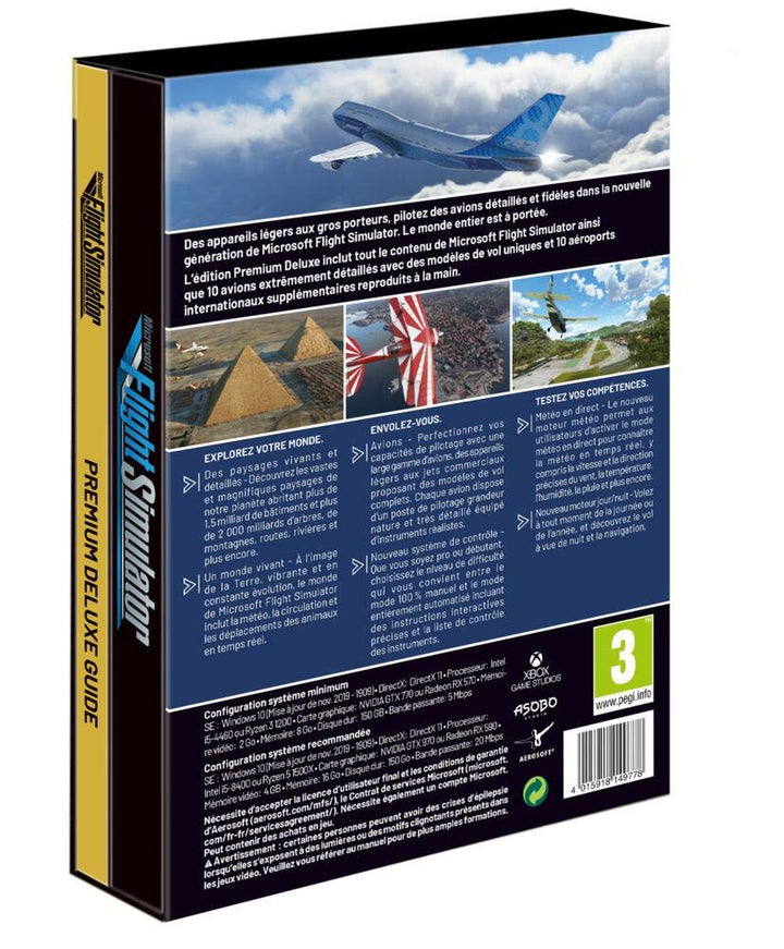 AEROSOFT MICROSOFT FLIGHT SIMULATOR - PREMIUM DELUXE EDITION PC PC Disc Premium Deluxe Edition, PC D