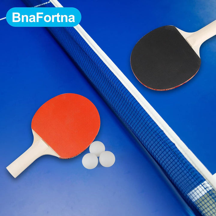 Tischtennis Set - Tischtennis Gesetzt,Instant Tischtennis-Set,Ausziehbares Tischtennisnetz Set mit 1