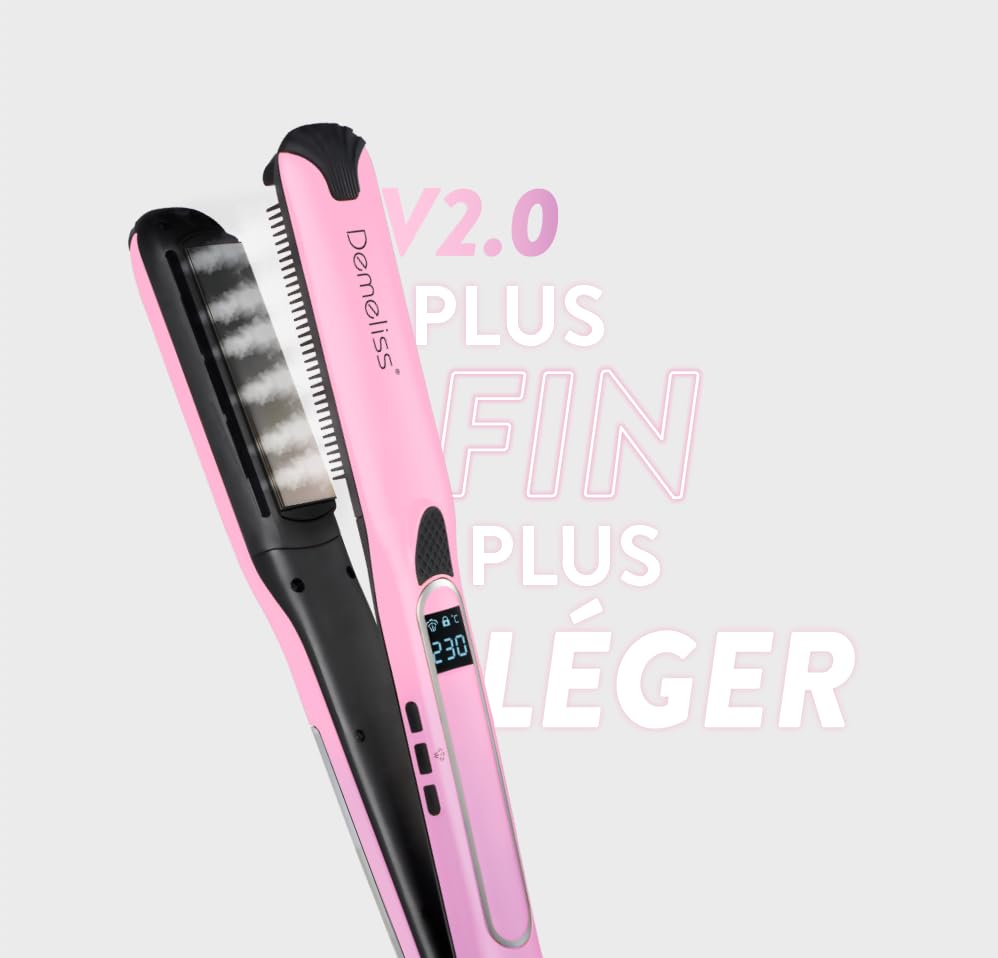 Dampfglätter - DEMELISS Titanium V2.0 Dreams Edition - SAINT ALGUE - Langanhaltende Haarglättung - N