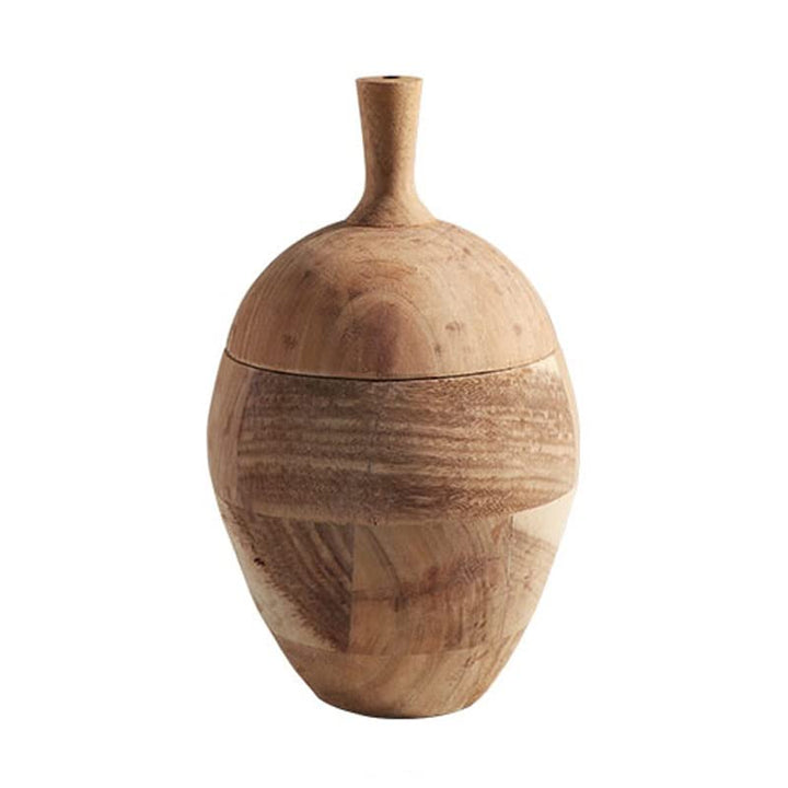 xuejuanshop Chinesische Feng Shui Statue Einfache chinesische hölzerne dekorative Tank lagerung Deko