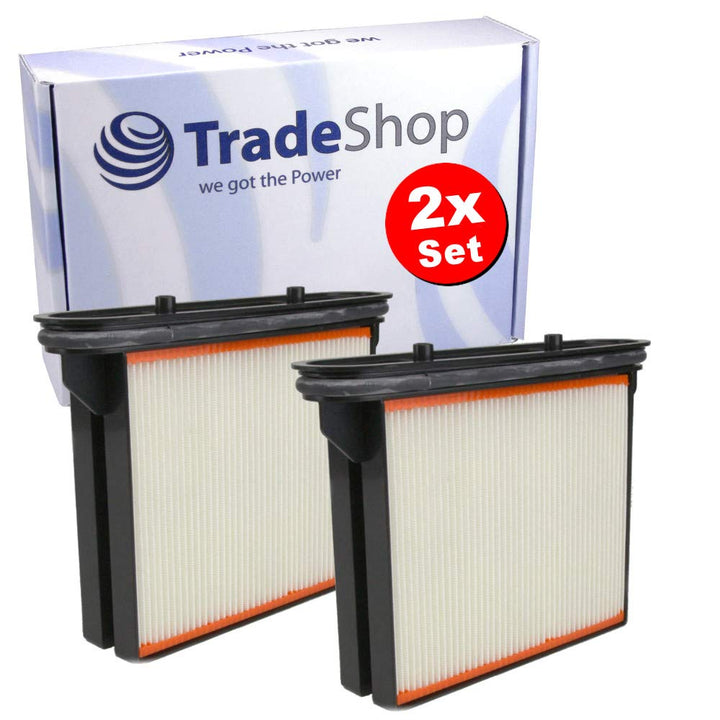 Trade-Shop 2x Staubsaugerfilter kompatibel mit Metabo ASR 35 H ACP, ASR 35 M ACP, ASR 35 L ACP Staub