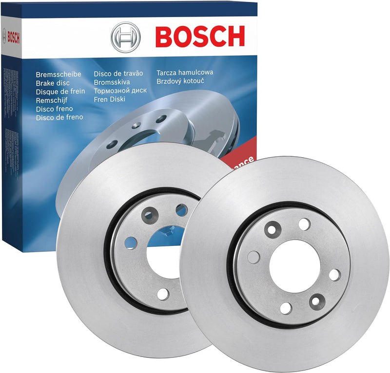 Bosch BD1033 Bremsscheiben - Vorderachse - ECE-R90 Zertifizierung - zwei Bremsscheiben pro Set