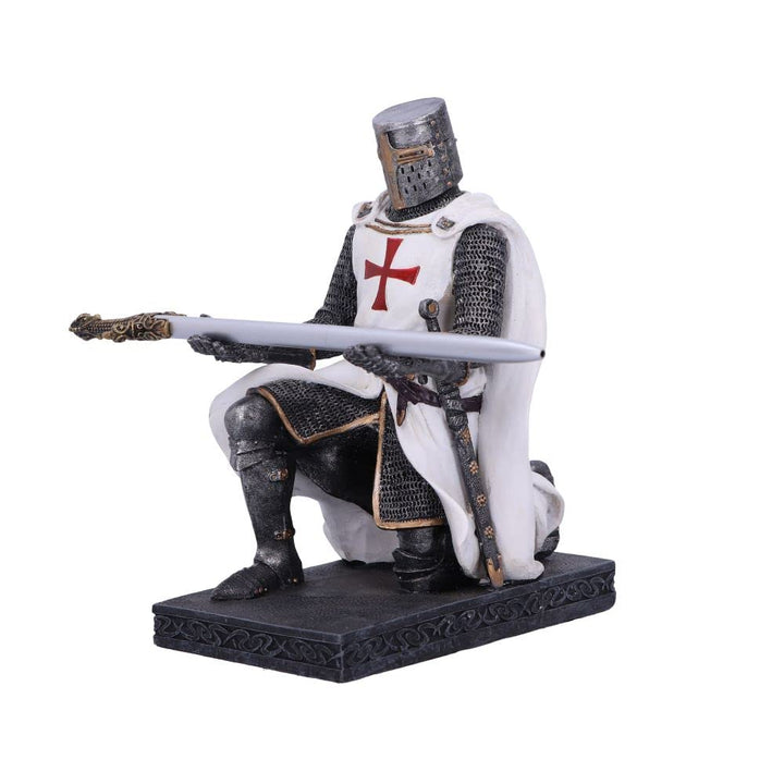 Nemesis Now Knight's Eath Stifthalter, Whilte, 16,8 cm, weiss, 16.8cm