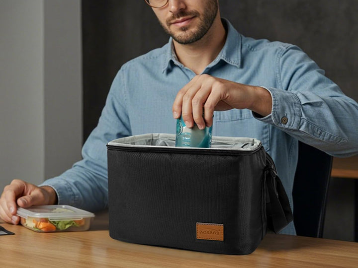 Kühltasche Klein Lunchbag Leicht Lunch Tasche Faltbar Isoliertasche zur Arbeit Schule Wasserdicht Kü